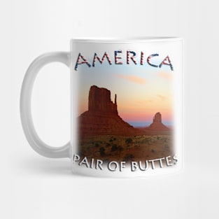 America - Arizona - Pair of Buttes Mug